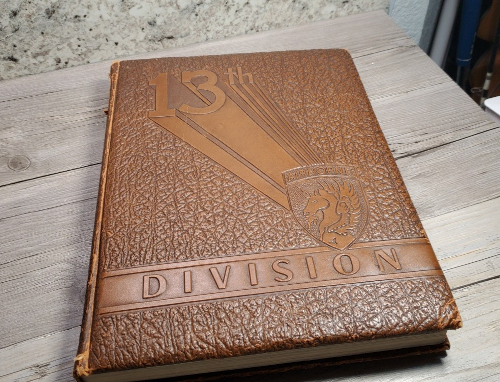 WW2 13th Airborne Division Unit History Book Roster 1943-1946 Albert Love 1st Ed