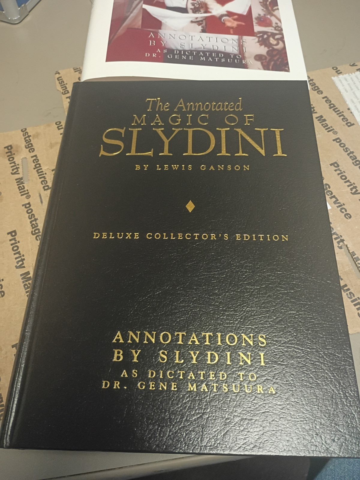 Slydini Deluxe Collector's Edition The Annotated Magic of Slydini HC DJ 2001 OOP