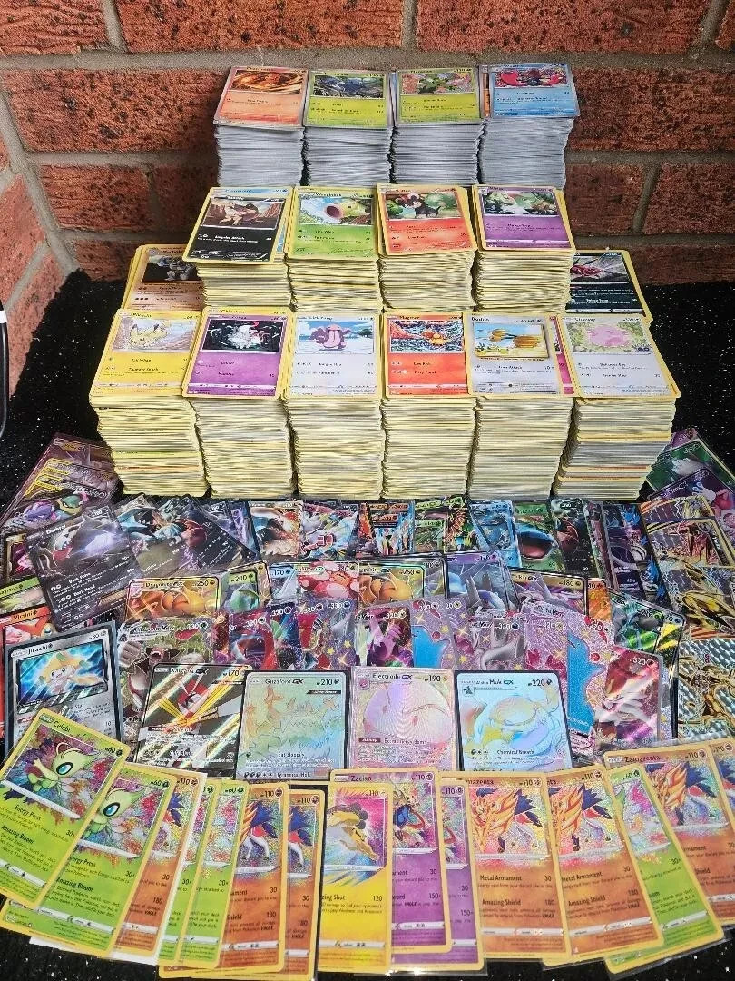 Pokemon Card Bundle Rare 5-500 Cards Rare, Holo, V, Tin Joblot Guaranteed value