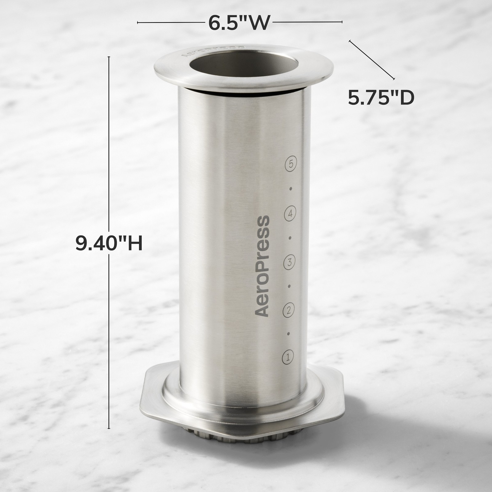 AeroPress Stainless Steel Coffee Press AeroPress Stainless Steel Coffee Press