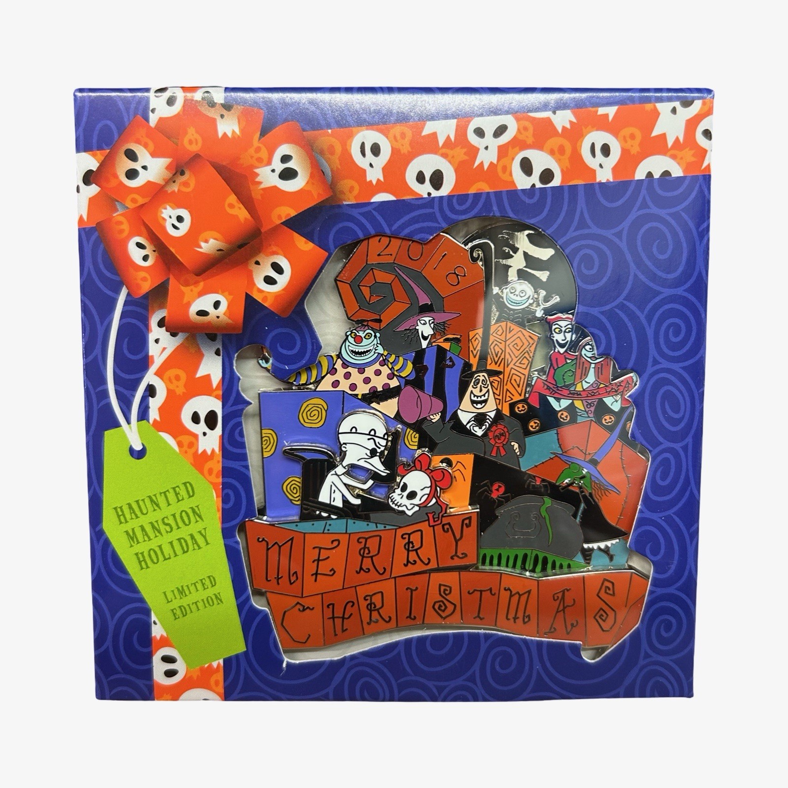 2018 Disney Haunted Mansion Holidays LE Jumbo Pin - Nightmare Before Christmas 2018 Disney Haunted Mansion Holidays LE Jumbo Pin - Nightmare Before Christmas