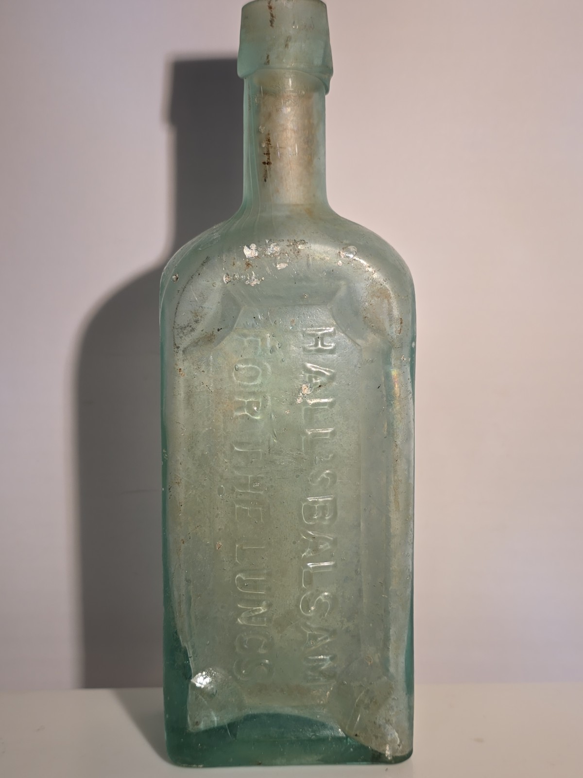 Antique Hall’s Balsam For The Lungs Bottle Antique Hall’s Balsam For The Lungs Bottle