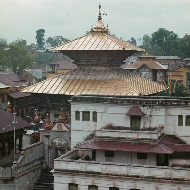 Pashupatinath Temple In Kathmandu, Nepal 1969 Historic Old Photo Pashupatinath Temple In Kathmandu, Nepal 1969 Historic Old Photo
