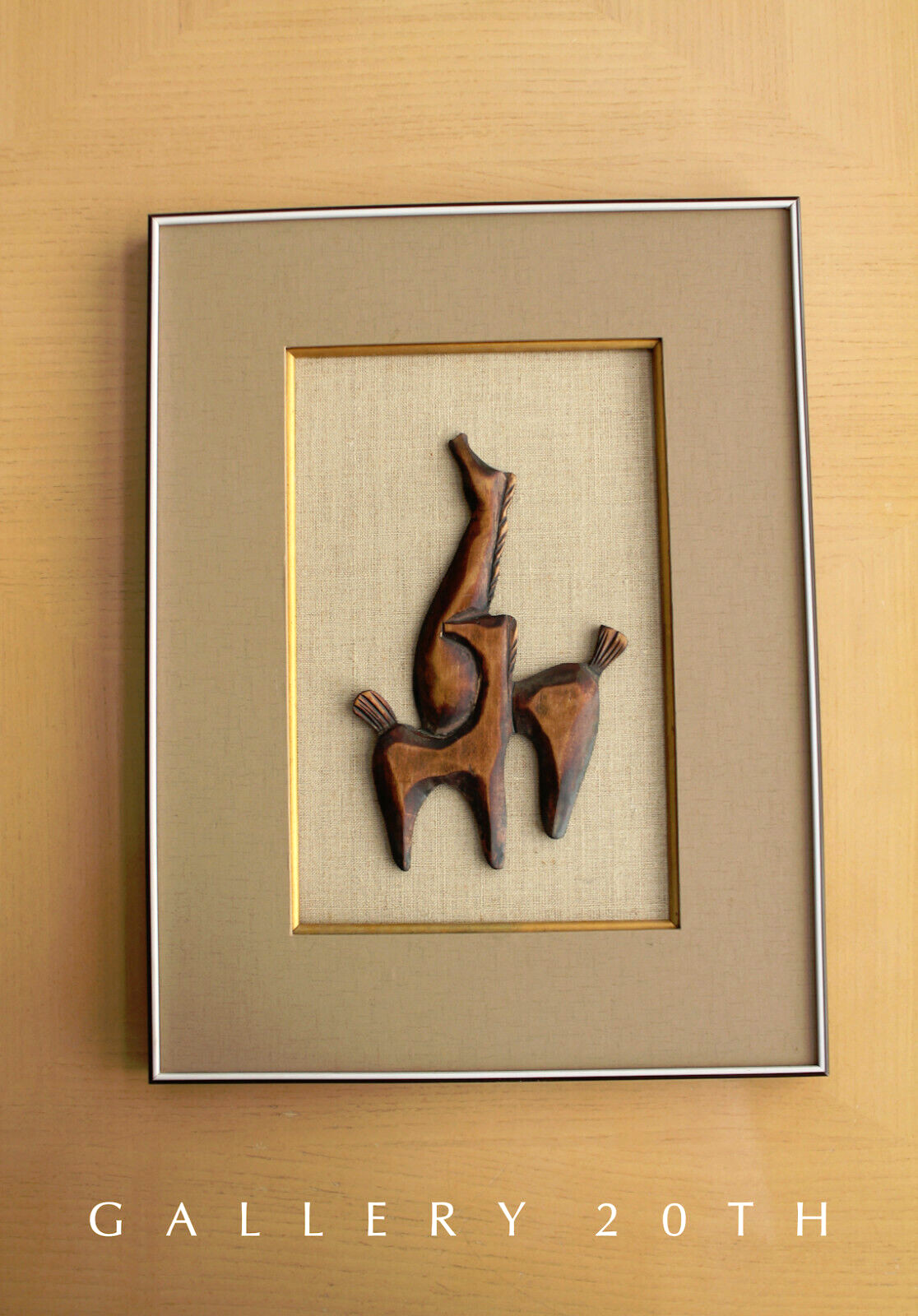 VTG HAGENAUER TEAK HORSE SCULPTURE WALL ART MID CENTURY ORIG MODERN DANISH EUC