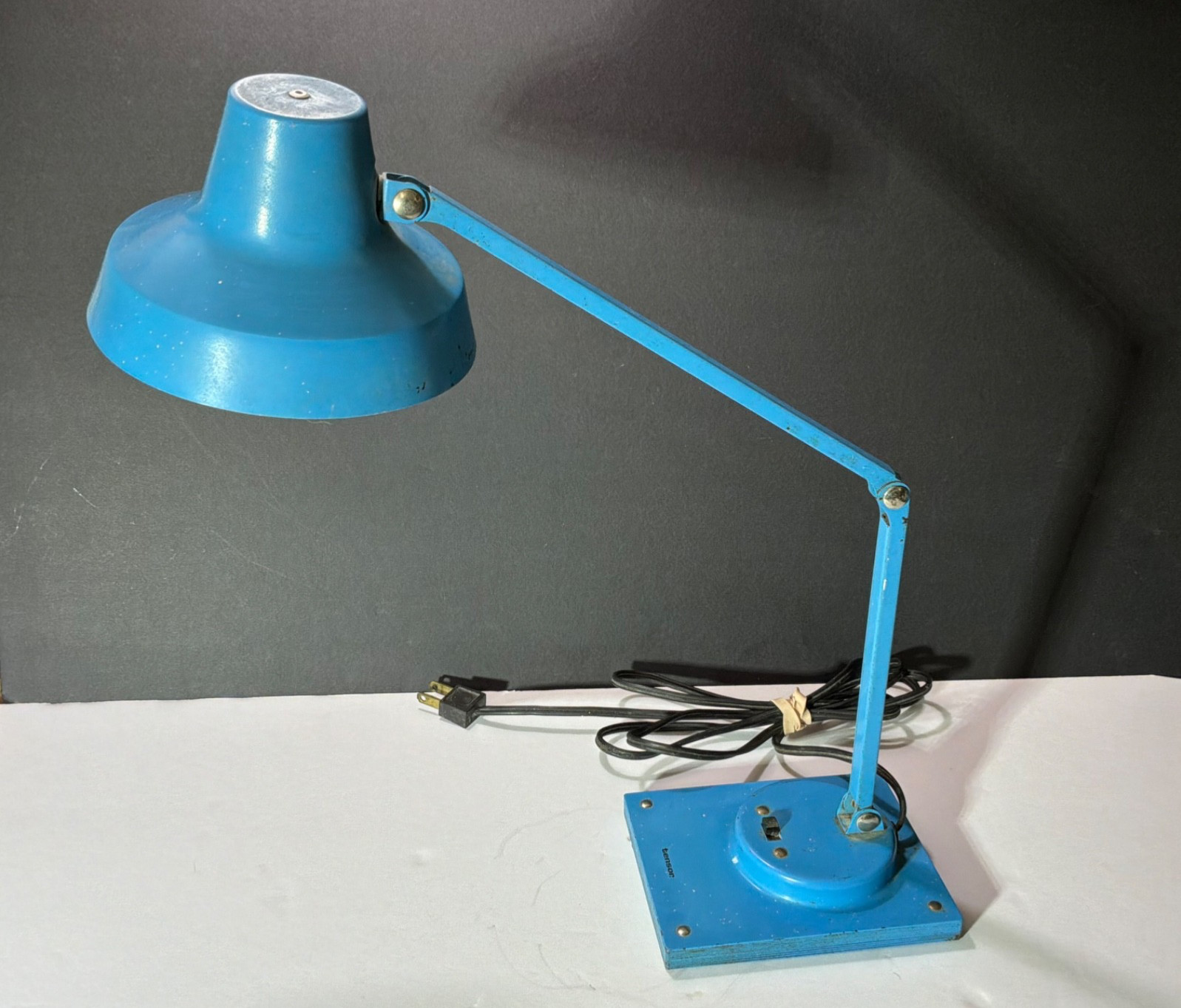 Rare Vtg 60s TENSOR IL 400 Articulating Desk Task Lamp MCM Blue Jay Monroe WORKS Rare Vtg 60s TENSOR IL 400 Articulating Desk Task Lamp MCM Blue Jay Monroe WORKS