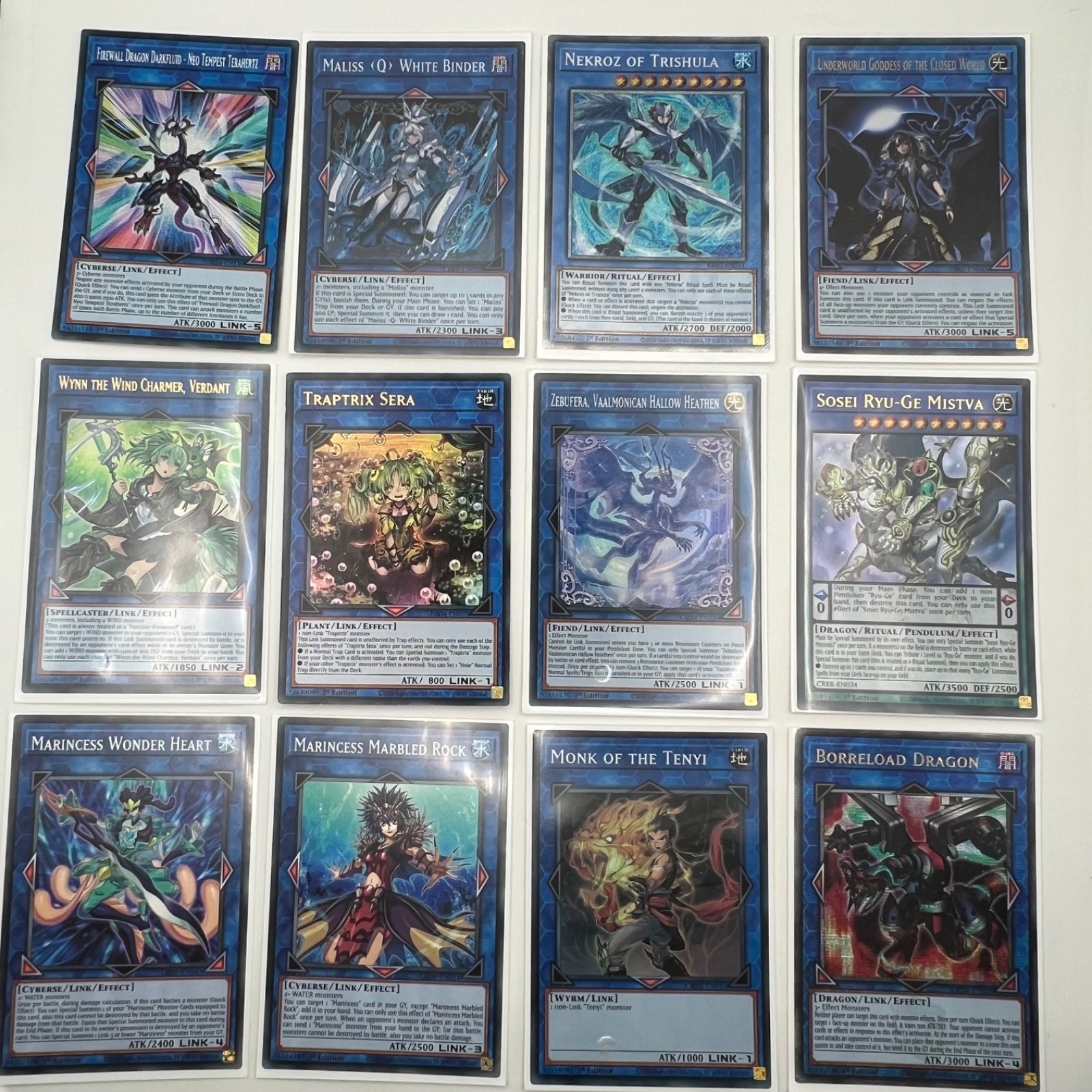 Yu-Gi-Oh Link Cards Bundle Borreload Dragon Traptrix Sera Marincess #10 Yu-Gi-Oh Link Cards Bundle Borreload Dragon Traptrix Sera Marincess #10