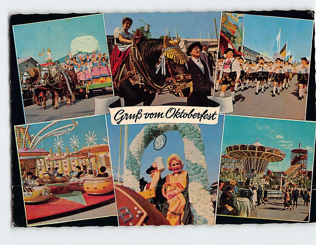 Postcard Gruß vom Oktoberfest Munich Germany