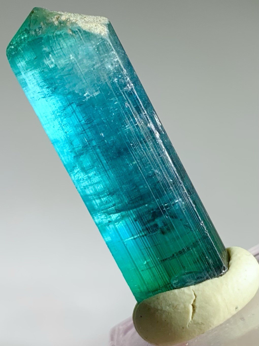 Large Pricey Beautiful Blue Green Tourmaline Crystal Raw Rough Natural Specimen Large Pricey Beautiful Blue Green Tourmaline Crystal Raw Rough Natural Specimen