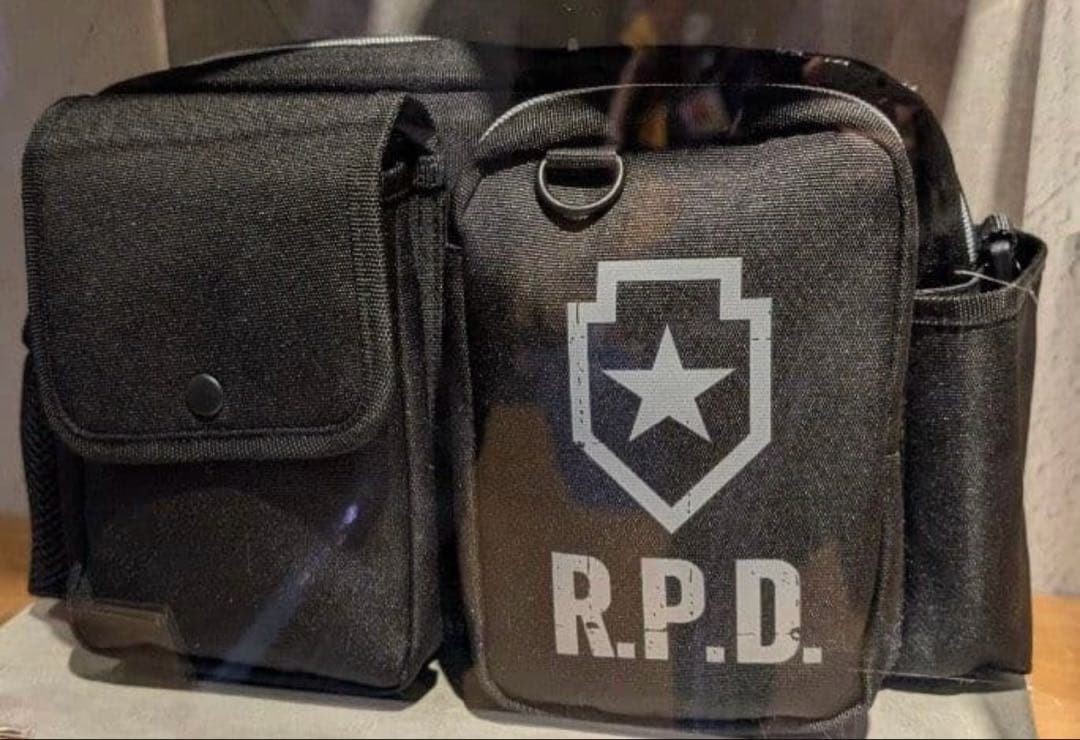 USJ Limited Resident Evil R.P.D. 3-Way Shoulder Bag Official Black BIOHAZARD F/S USJ Limited Resident Evil R.P.D. 3-Way Shoulder Bag Official Black BIOHAZARD F/S