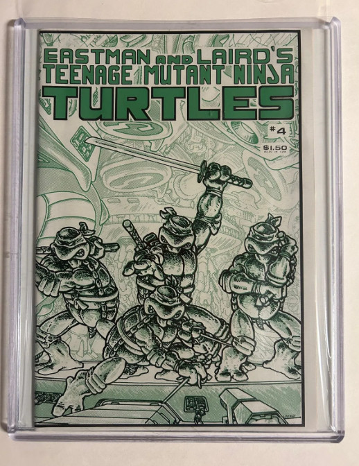 Teenage Mutant Ninja Turtles #4 Mirage Studios 1985 Eastman Laird 1st Print Teenage Mutant Ninja Turtles #4 Mirage Studios 1985 Eastman Laird 1st Print