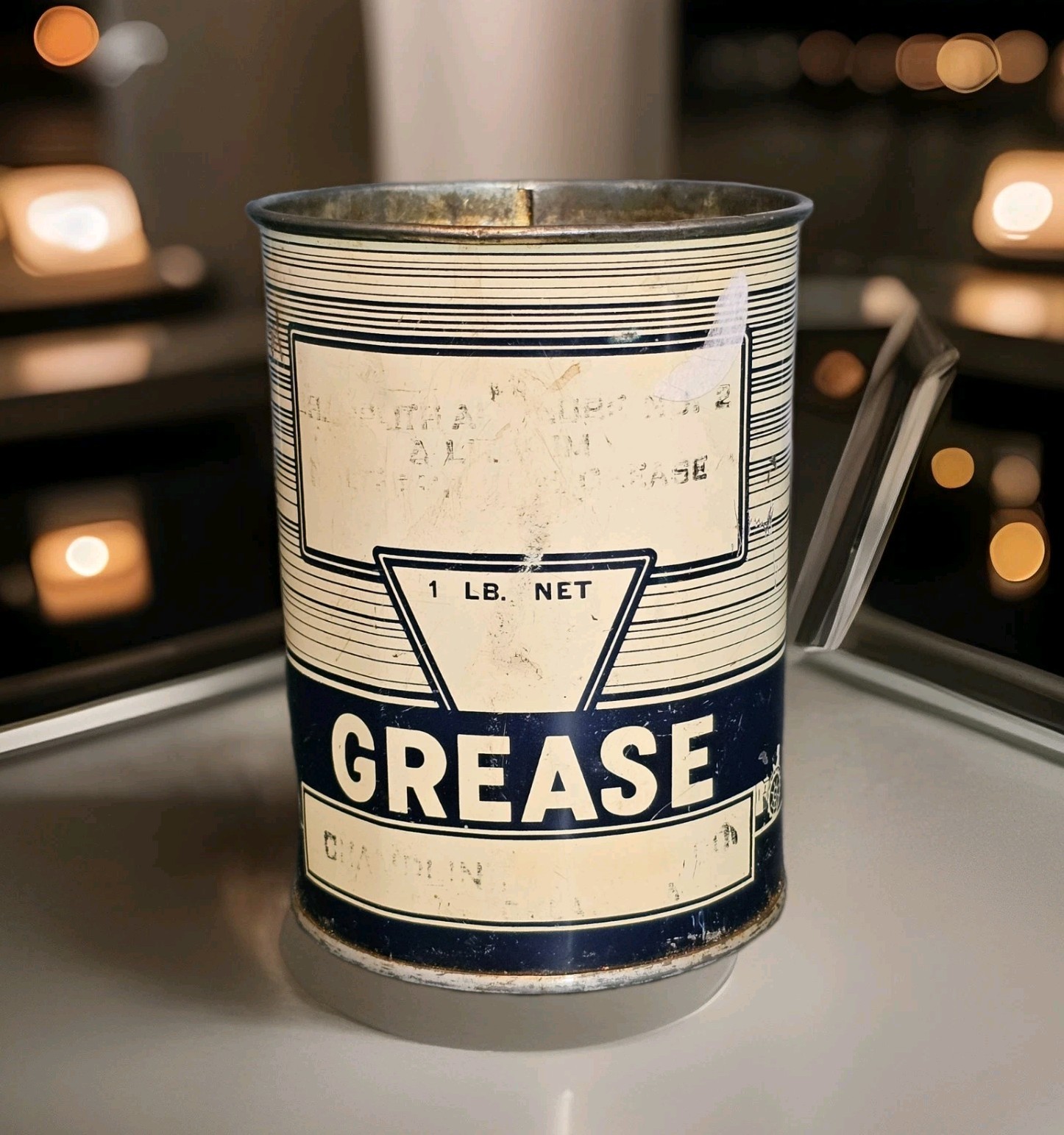 Vtg Champlin Grease 1 lb Can CAR AIRPLANE - CANCO 86-A Vtg Champlin Grease 1 lb Can CAR AIRPLANE - CANCO 86-A