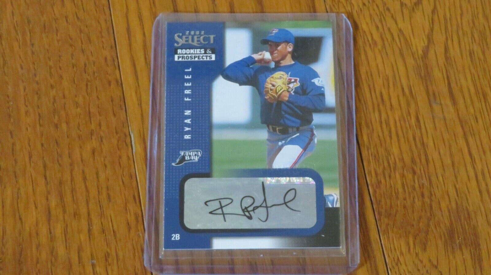 Ryan Freel Autographed Hand Signed Tampa Bay Devil Rays 2002 Rookies Select