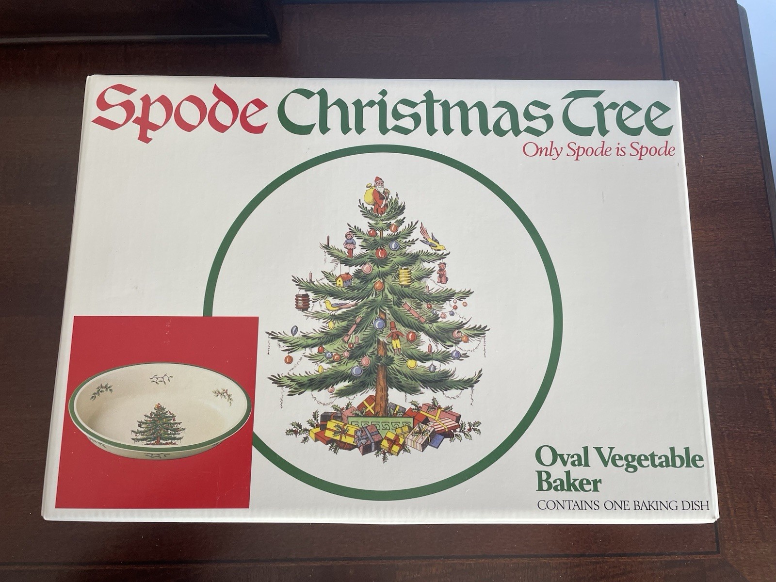 Spode Christmas Tree Oval Vegetable Baker Brand New In Box Spode Christmas Tree Oval Vegetable Baker Brand New In Box