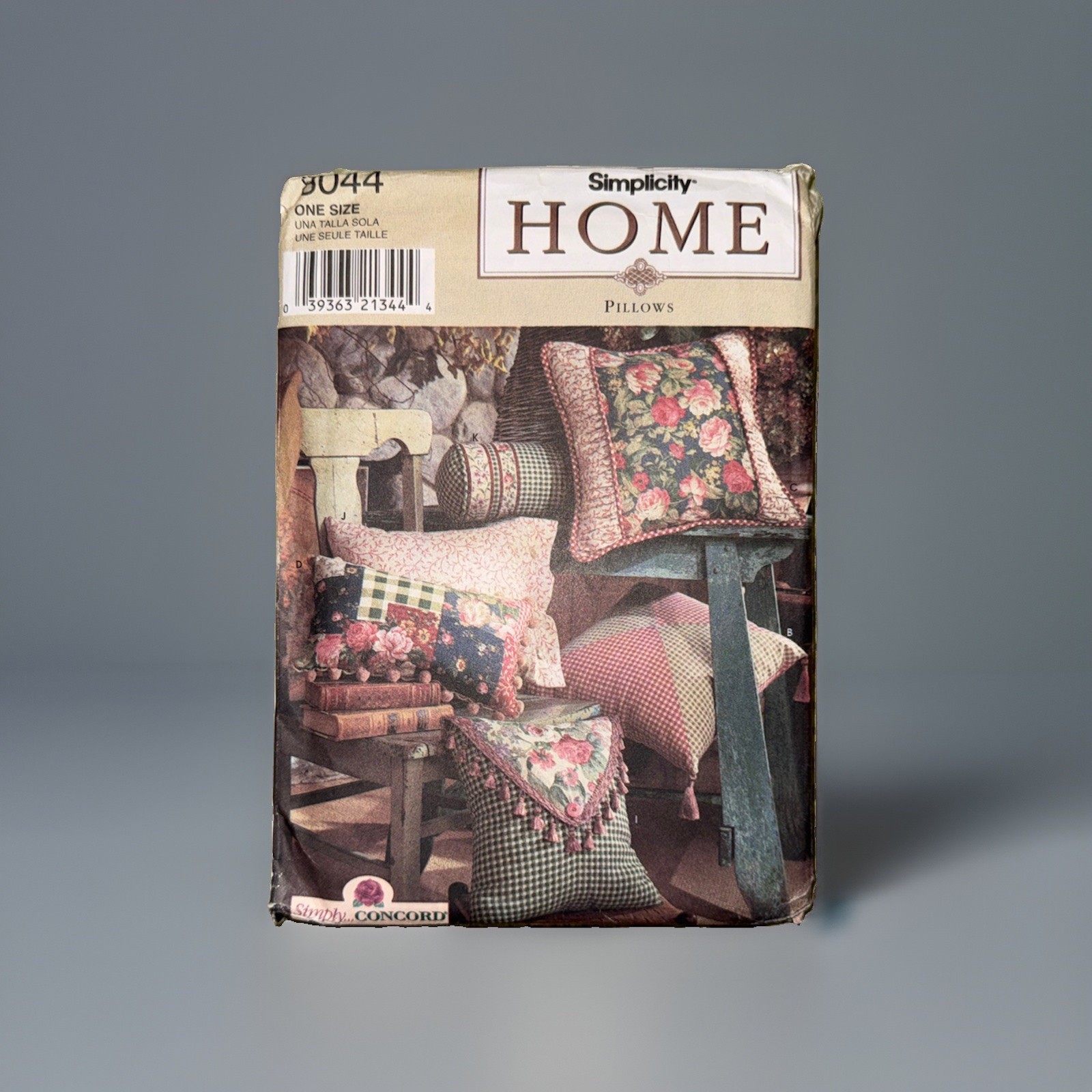 Vintage Sewing PATTERN Simplicity Home 8044 1998 Home Decorating Bed Pillows NEW Vintage Sewing PATTERN Simplicity Home 8044 1998 Home Decorating Bed Pillows NEW