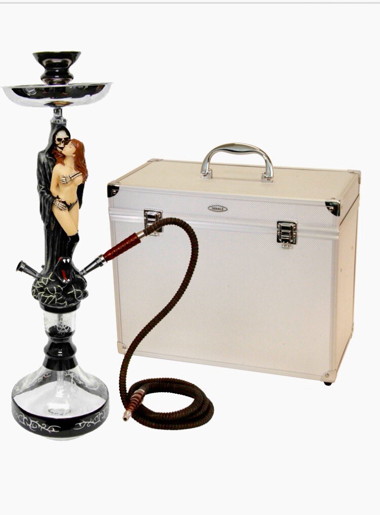 24 INCH PATENTED INHALE SEXY VAMP HOOKAH WITH INTERLOCK SYSTEM IN A SUITCASE 24 INCH PATENTED INHALE SEXY VAMP HOOKAH WITH INTERLOCK SYSTEM IN A SUITCASE