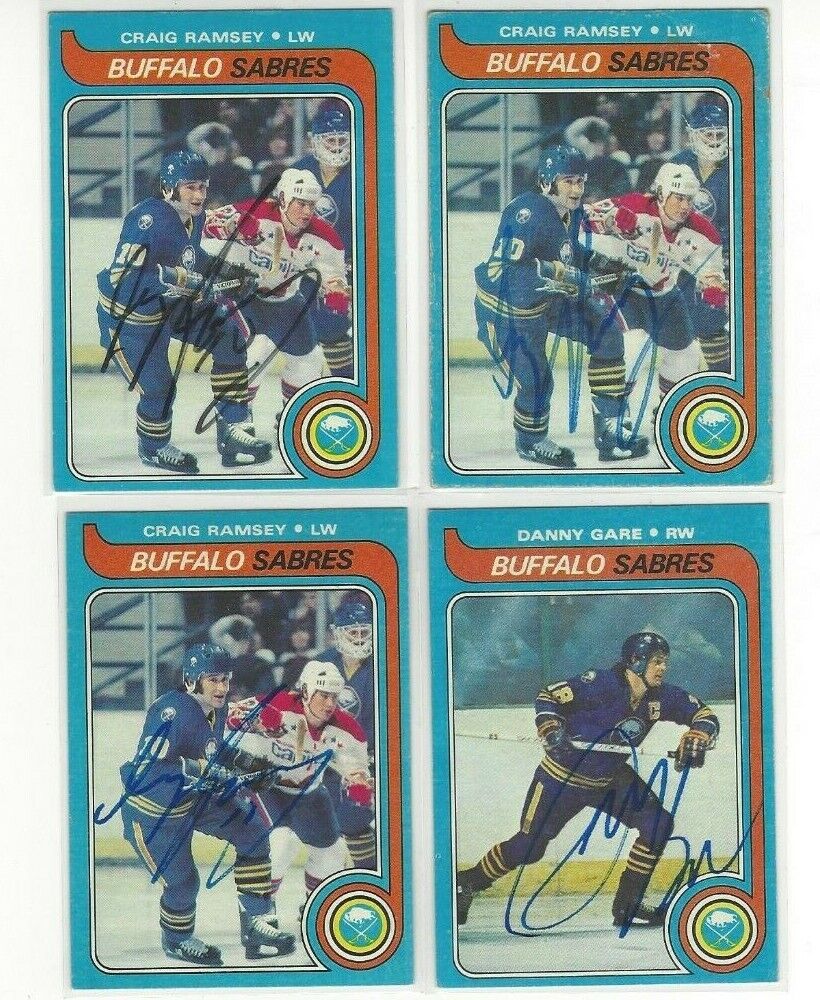  1979-80 Topps #207 Craig Ramsay Signed Hockey Card Buffalo Sabres