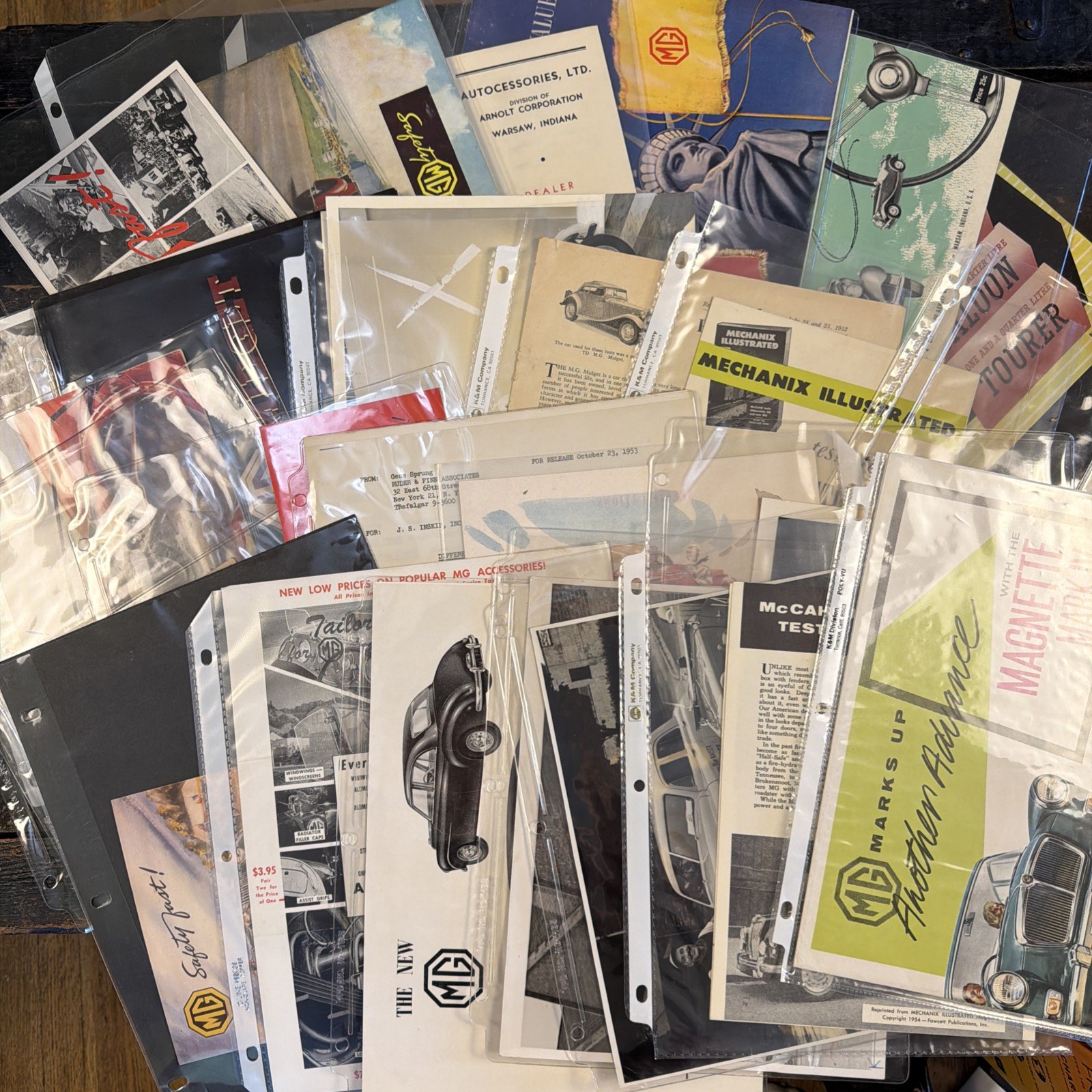 MG Midget HUGE VTG Binder Lot FULL MG Brochures Cards Booklets Guides Press More MG Midget HUGE VTG Binder Lot FULL MG Brochures Cards Booklets Guides Press More