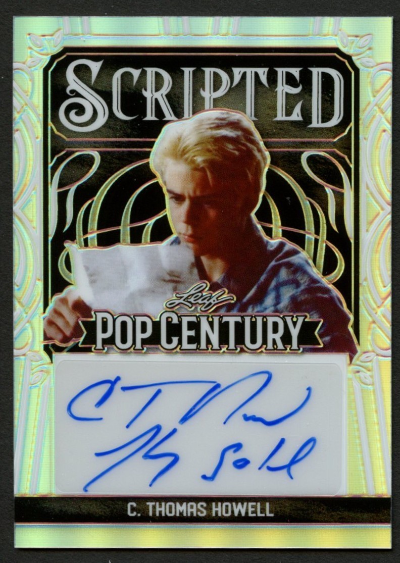 C. Thomas Howell signed auto 2024 Leaf Pop Century Scripted STAY GOLD Card 1/1 C. Thomas Howell signed auto 2024 Leaf Pop Century Scripted STAY GOLD Card 1/1
