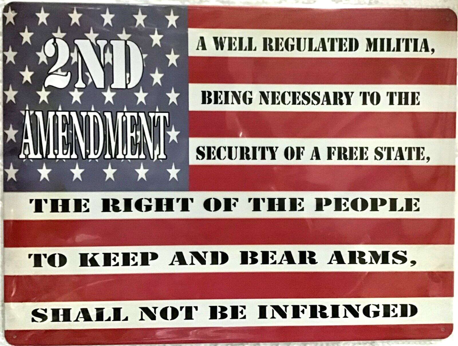 FREE SHIPPING BUY or make OFFER B4 it’s SOLD 2nd Amendment 12x16 TIN SIGN #22 FREE SHIPPING BUY or make OFFER B4 it’s SOLD 2nd Amendment 12x16 TIN SIGN #22