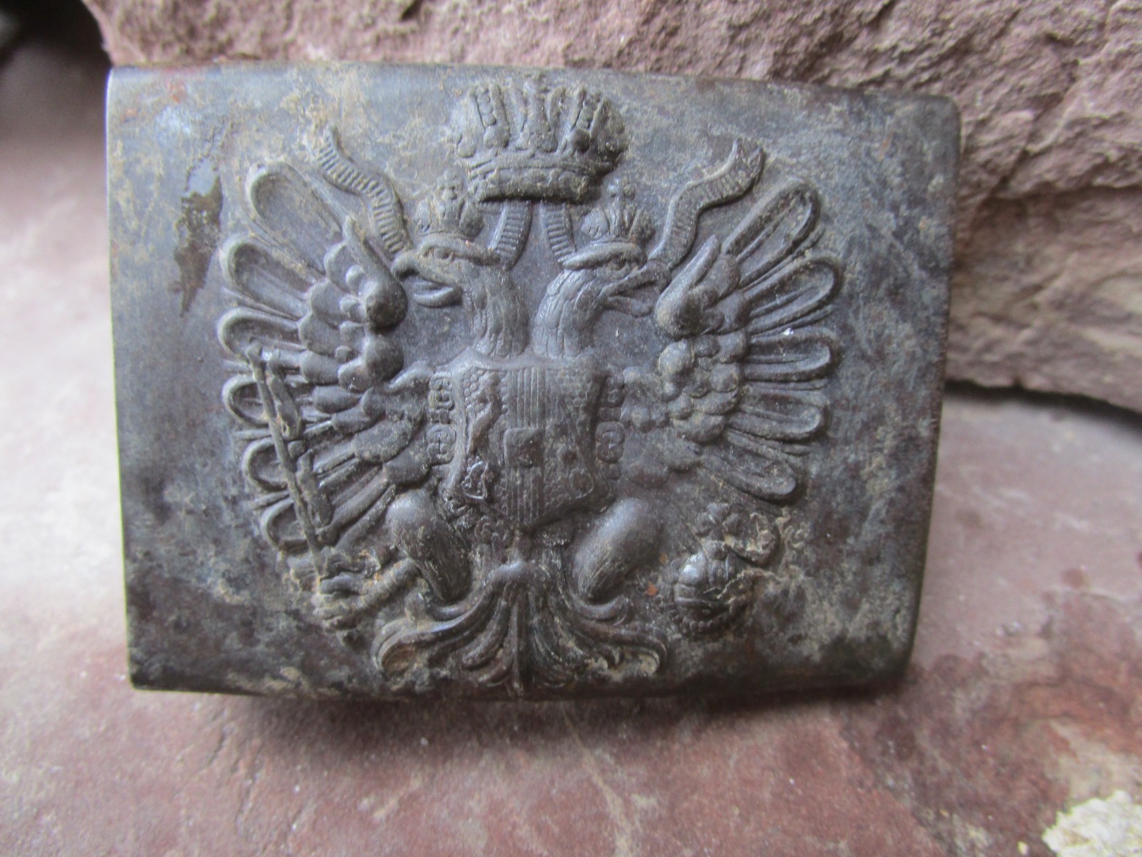 Vintage Austrian Imperial Eagle Belt Buckle Antique, Austria Military Metal Sign Vintage Austrian Imperial Eagle Belt Buckle Antique, Austria Military Metal Sign