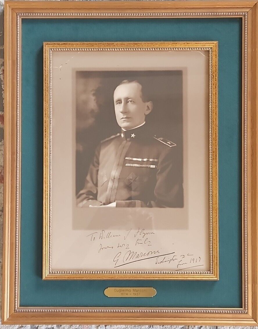 Guglielmo Marconi Italian Inventor & Engineer Original Signed Autograph
