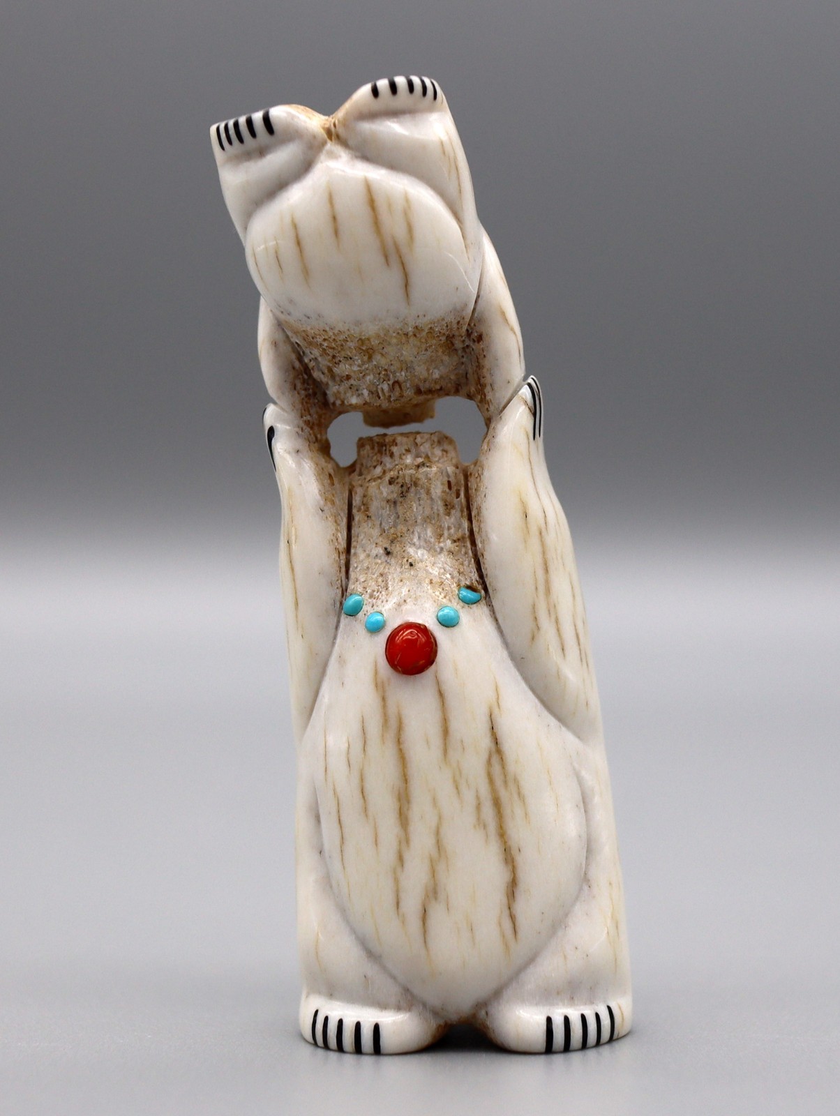 Troy Sice Playful Antler Zuni Mama Bear with \ Troy Sice Playful Antler Zuni Mama Bear with \