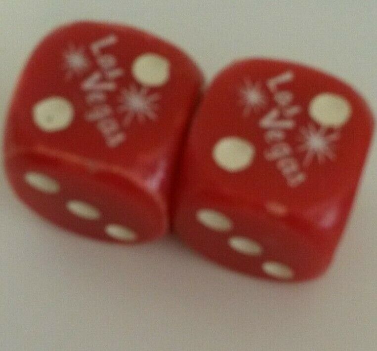 Vintage Pair of Dice, Los Vegas -b