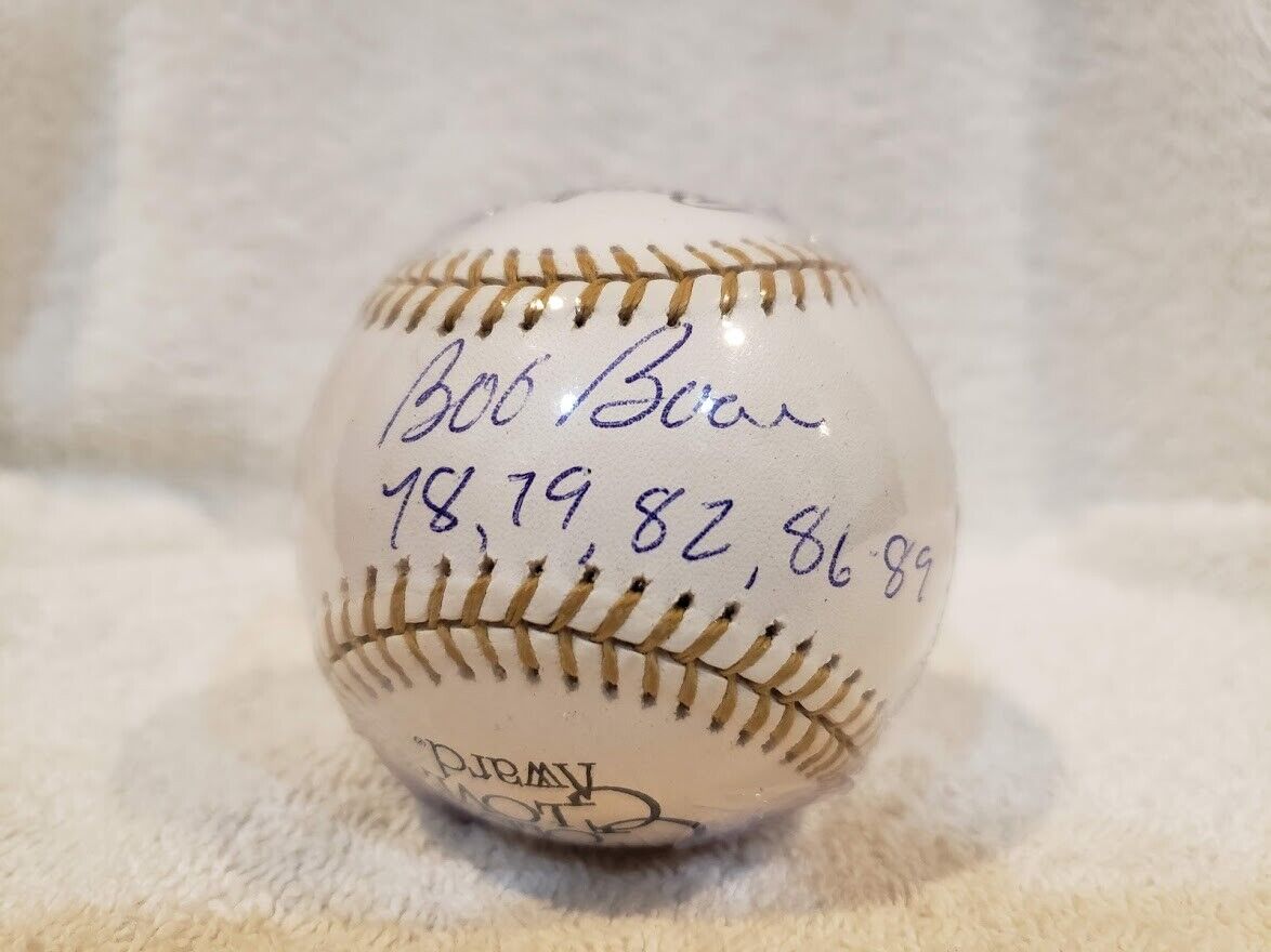 VERY NICE Bob Boone 7x GG AUTO\'D Gold Glove Baseball, Philadelphia Phillies MINT