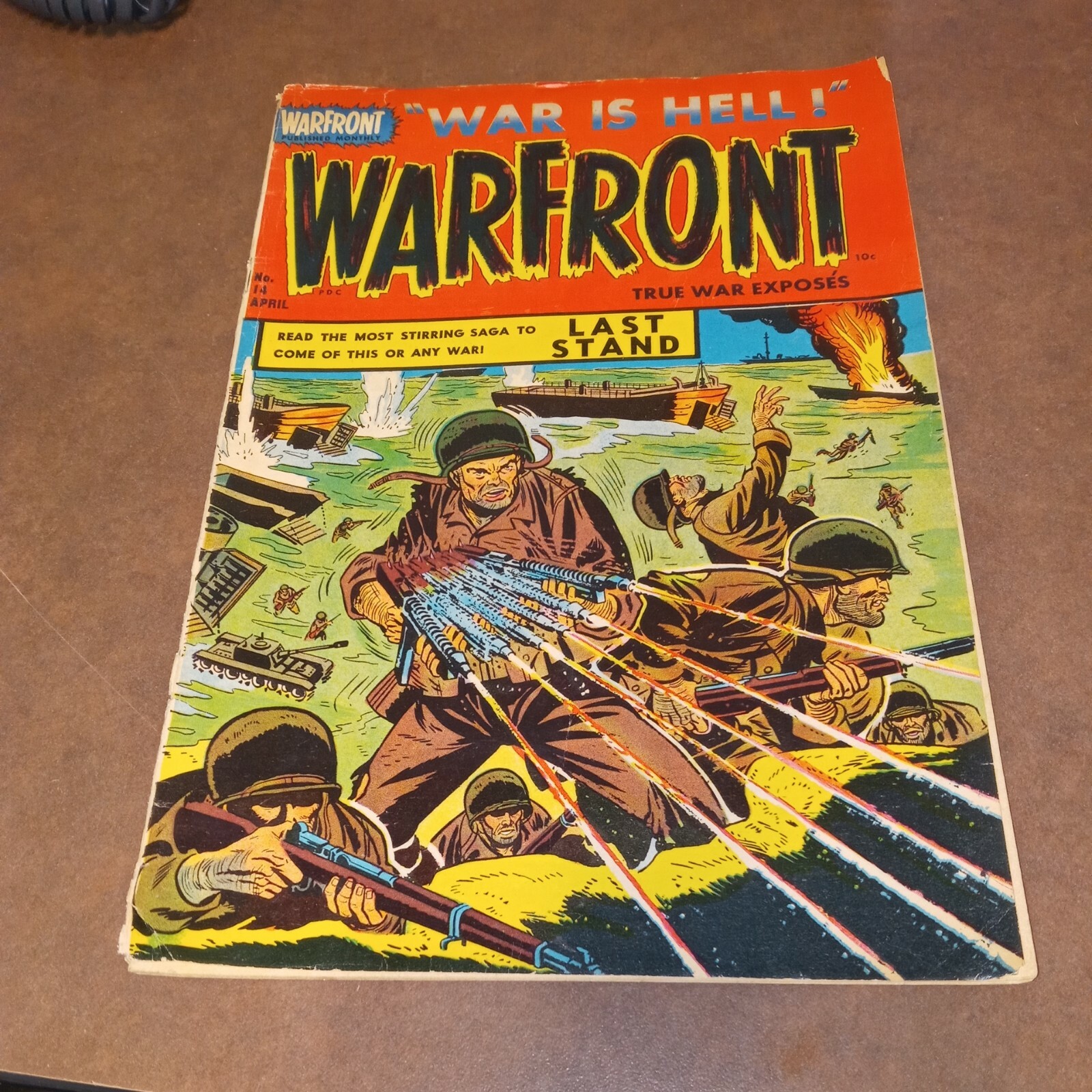 Warfront #14  Pre-Code Golden Age Harvey War Comics 1953 \