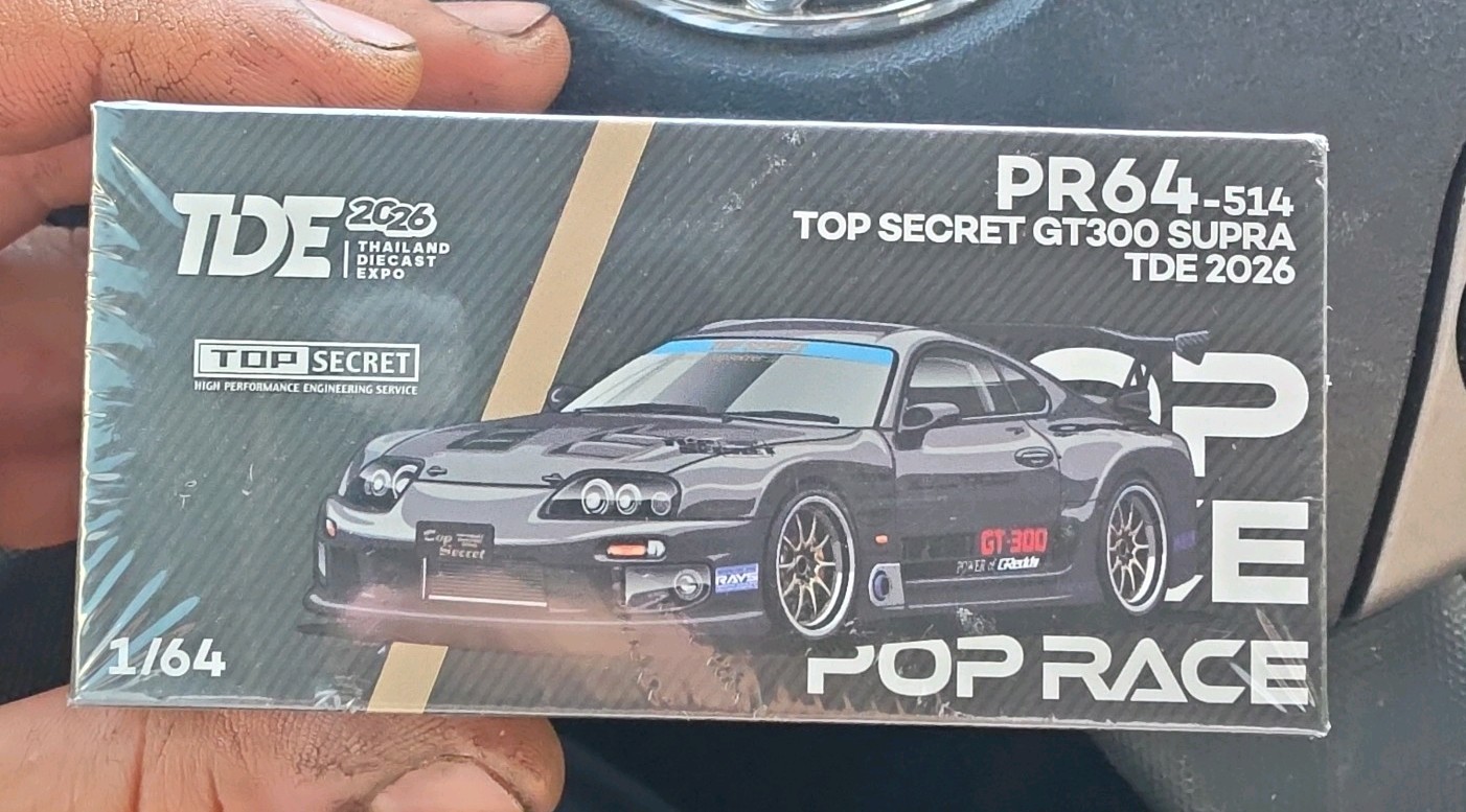 Pop Race PR64-514 1/64 Top Secret GT300 Supra TDE 2026 Show Pop Race PR64-514 1/64 Top Secret GT300 Supra TDE 2026 Show