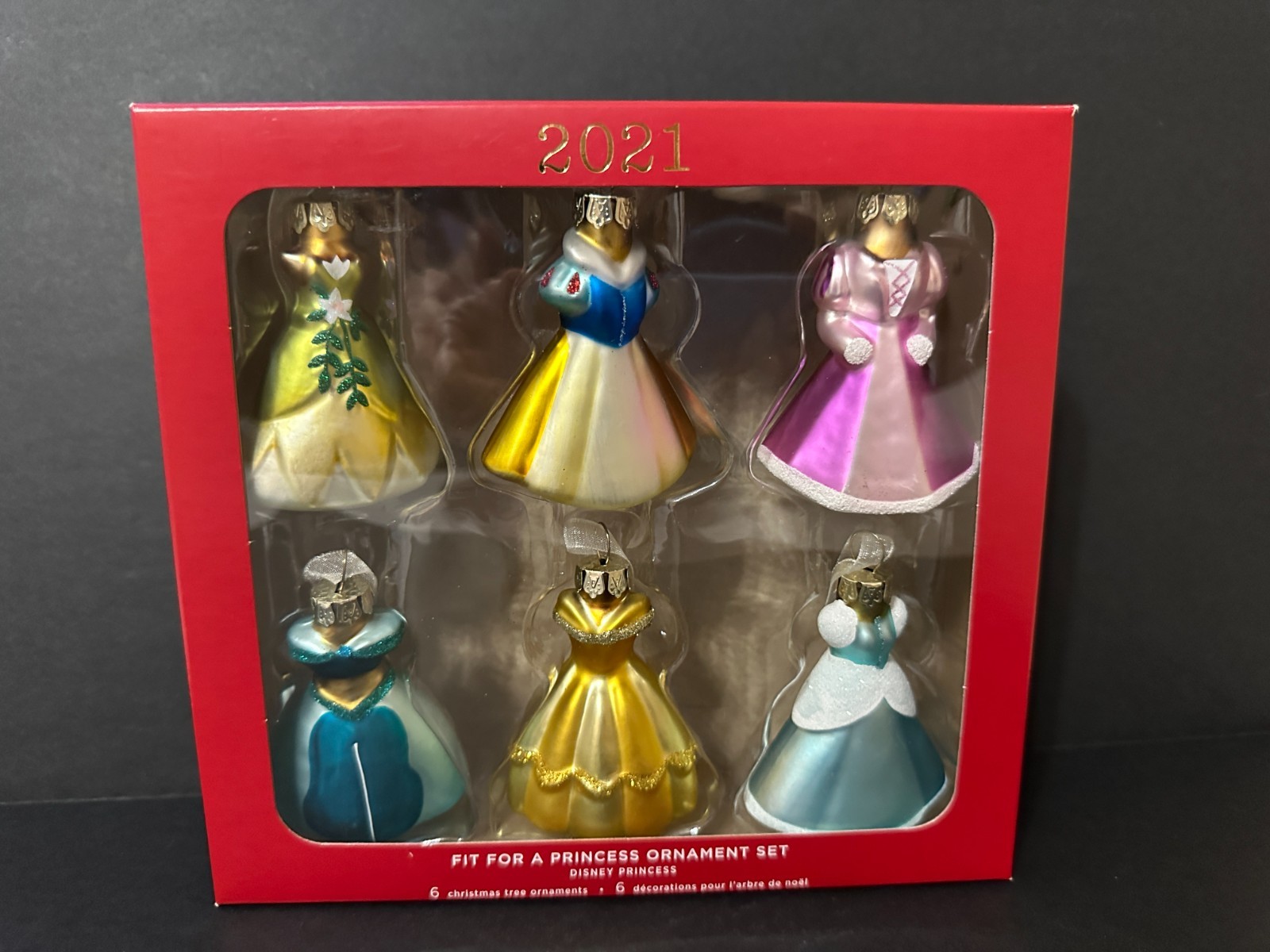 2021 Hallmark Fit For A Princess Disney Princess 6 Piece Set Keepsake Ornaments 2021 Hallmark Fit For A Princess Disney Princess 6 Piece Set Keepsake Ornaments