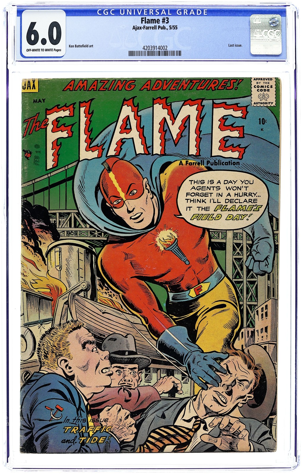 Flame #3 CGC 6.0 1955 4203914002