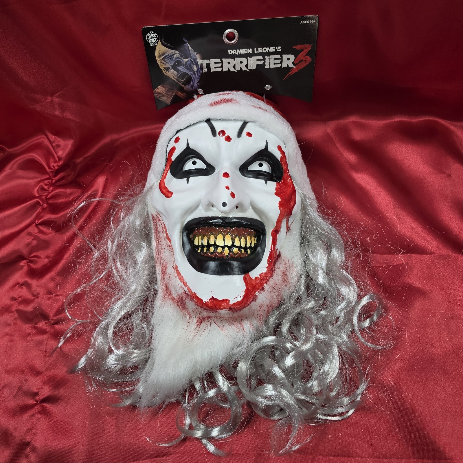 Terrifier 3 - Santa Art the Clown Deluxe Injection Mask Trick or Treat Studios