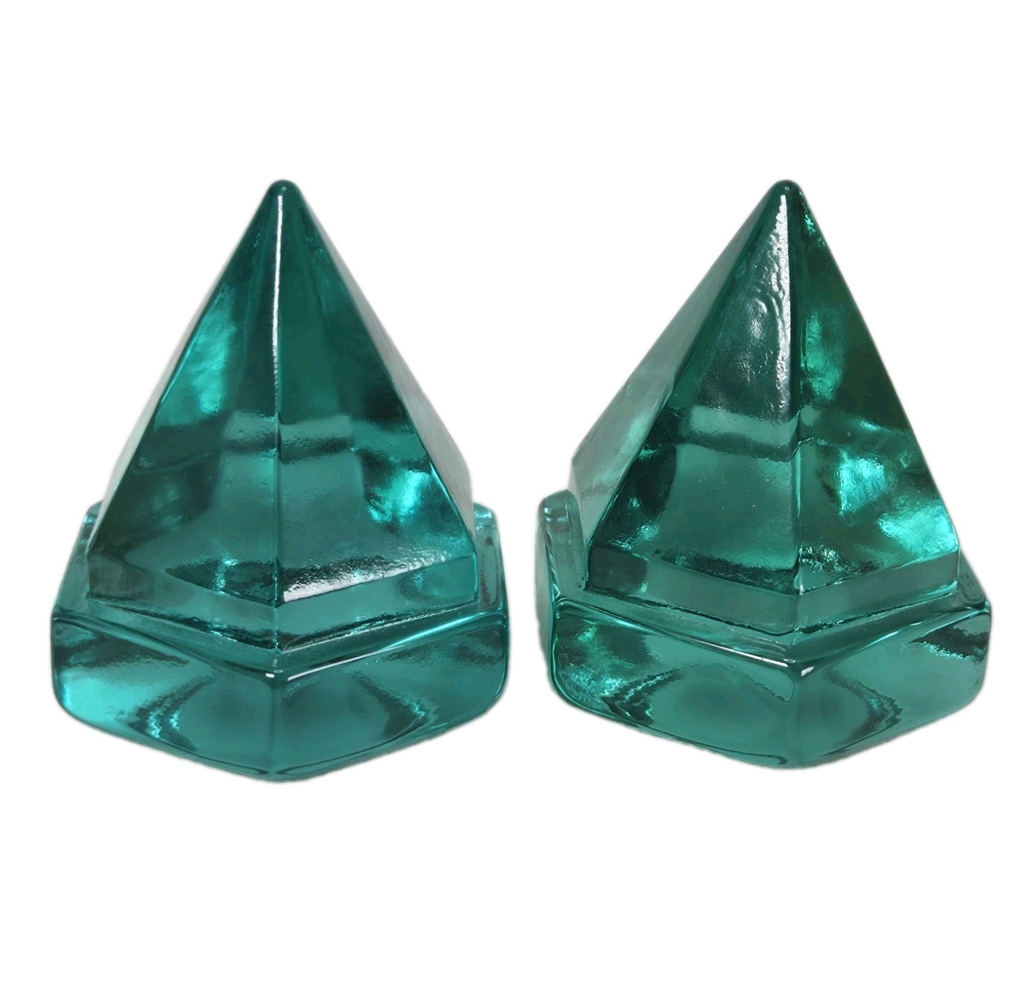 2 VTG Turquiose Glass Maritime Deck Prisms For Lighting Ship Interiors 2.5 2 VTG Turquiose Glass Maritime Deck Prisms For Lighting Ship Interiors 2.5