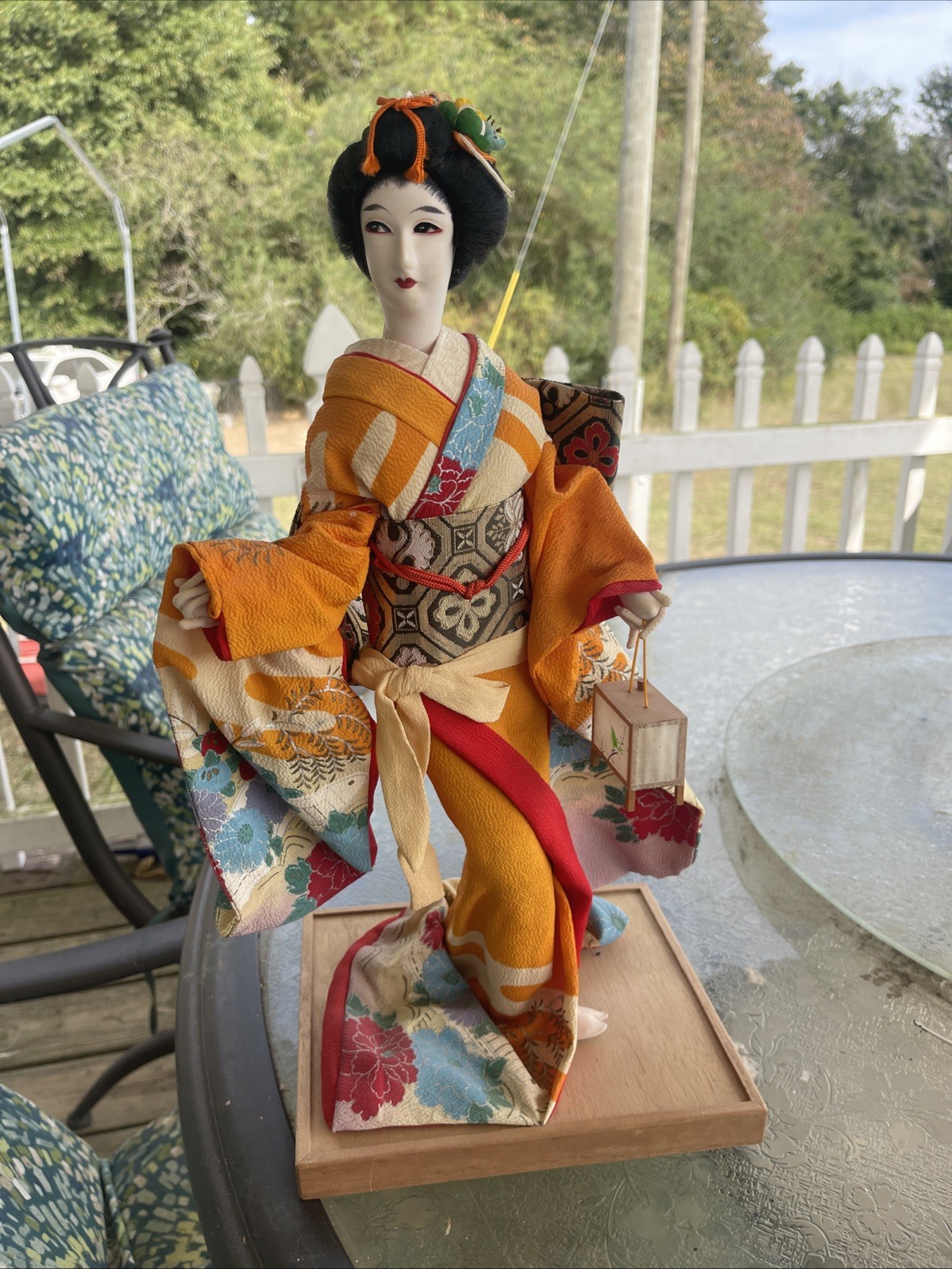 vintage Japanese Geisha doll (Oyama Ningyo) vintage Japanese Geisha doll (Oyama Ningyo)