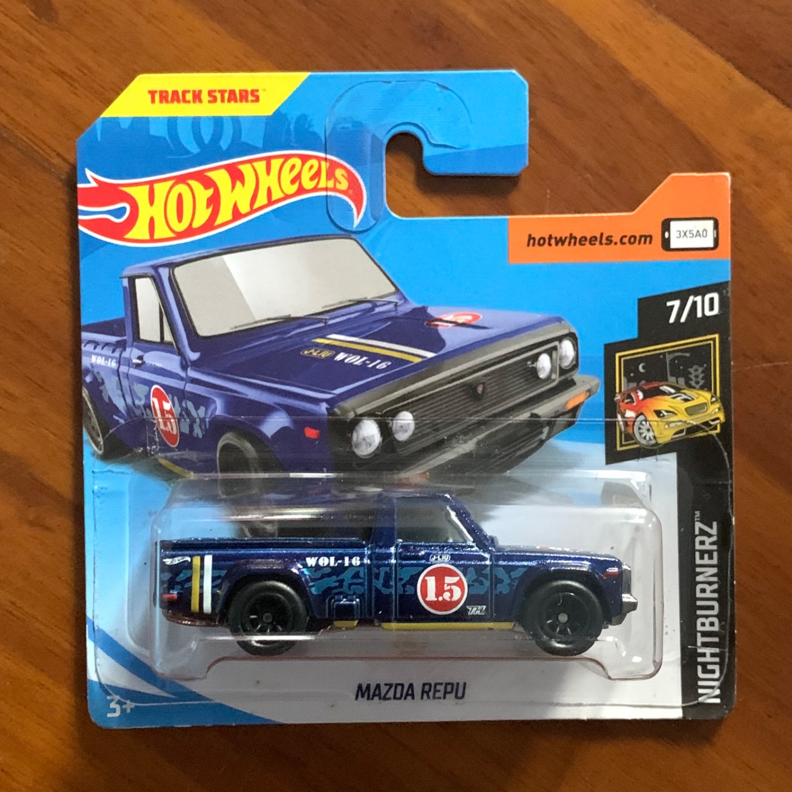 Hot Wheels Short Card 2019 Super Treasure Hunt Mazda Repu - Blue