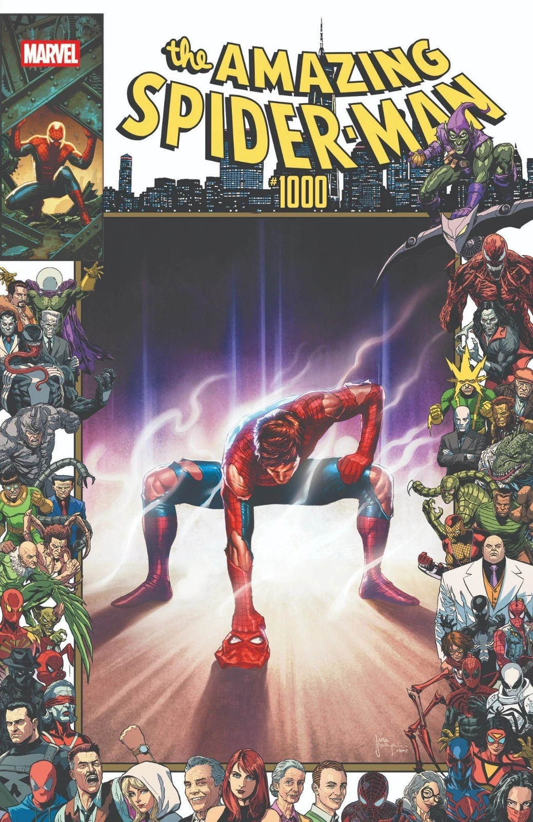 Amazing Spiderman #1000 Mico Suayan One Piece Gear 2 Homage NYCC Presale NM Amazing Spiderman #1000 Mico Suayan One Piece Gear 2 Homage NYCC Presale NM