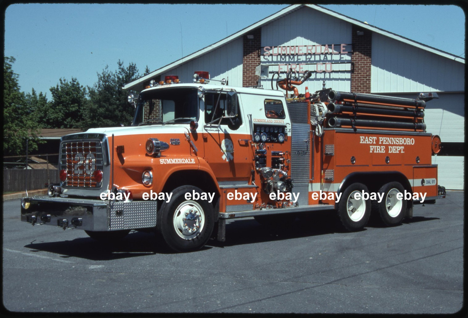 Summerdale FC East Pennsboro Twp PA Ford L Van Pelt pumper Fire Apparatus Slide Summerdale FC East Pennsboro Twp PA Ford L Van Pelt pumper Fire Apparatus Slide