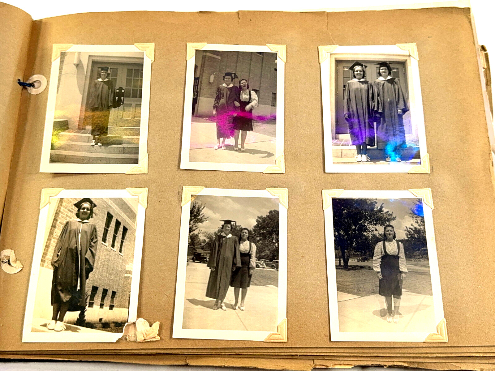 vtg 1930's High School Scrapbook Pratt Kansas KS photos postcards ephemera vtg 1930's High School Scrapbook Pratt Kansas KS photos postcards ephemera