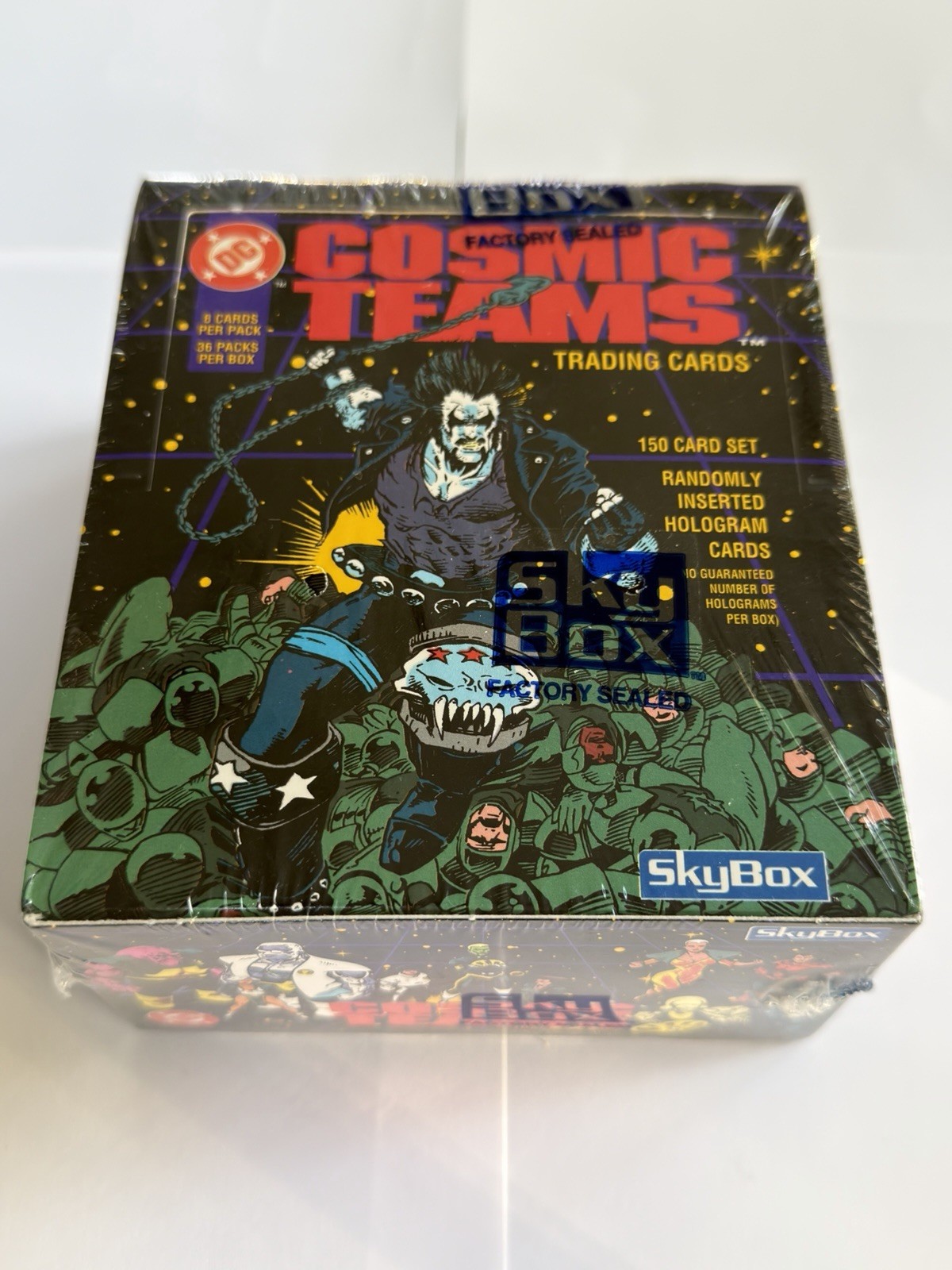 1993 SkyBox DC Comics Cosmic Teams Trading Cards Factory Sealed Box Holo Cards