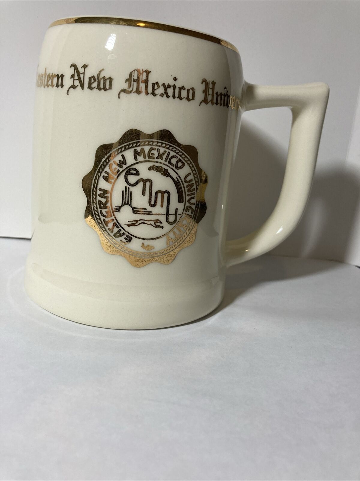 Eastern New Mexico University Vintage W.C. Bunting M155 Ceramic Mug ENMU Cup