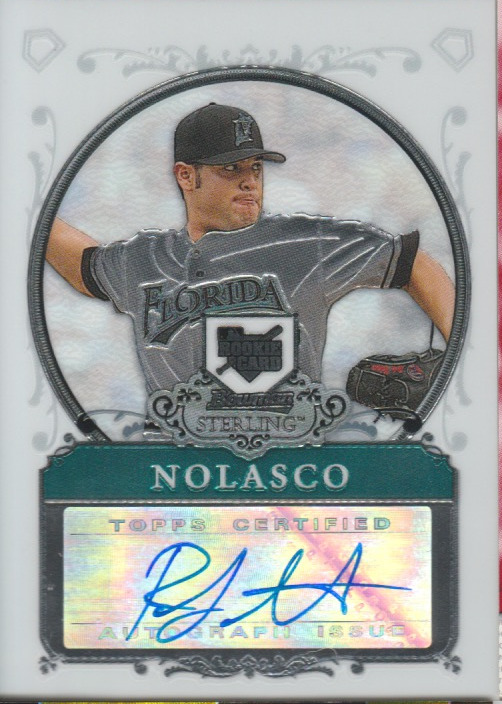 Ricky Nolasco 2006 Topps Bowman Sterling autograph auto card BS-RN