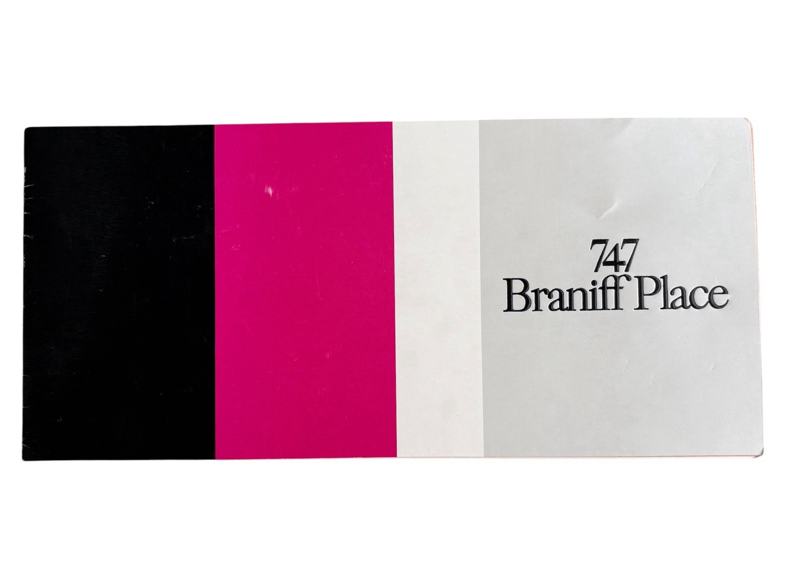 Vintage Braniff International 747 Menu DAL-HNL Dallas to Honolulu Hawaii c.1980 Vintage Braniff International 747 Menu DAL-HNL Dallas to Honolulu Hawaii c.1980