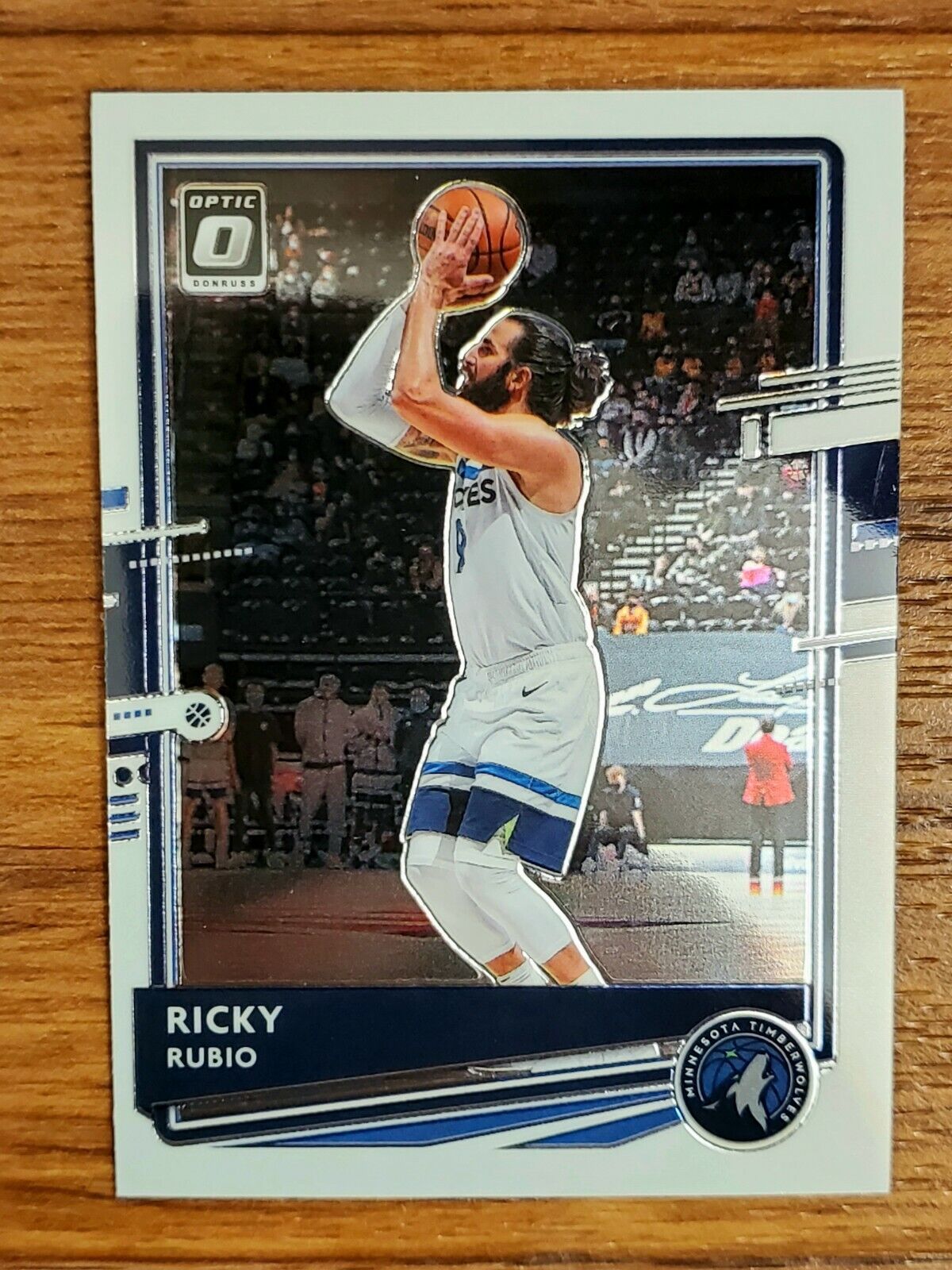 Ricky Rubio Minnesota Timberwolves 2020-21 Donruss Optic Base Card #138 Mint