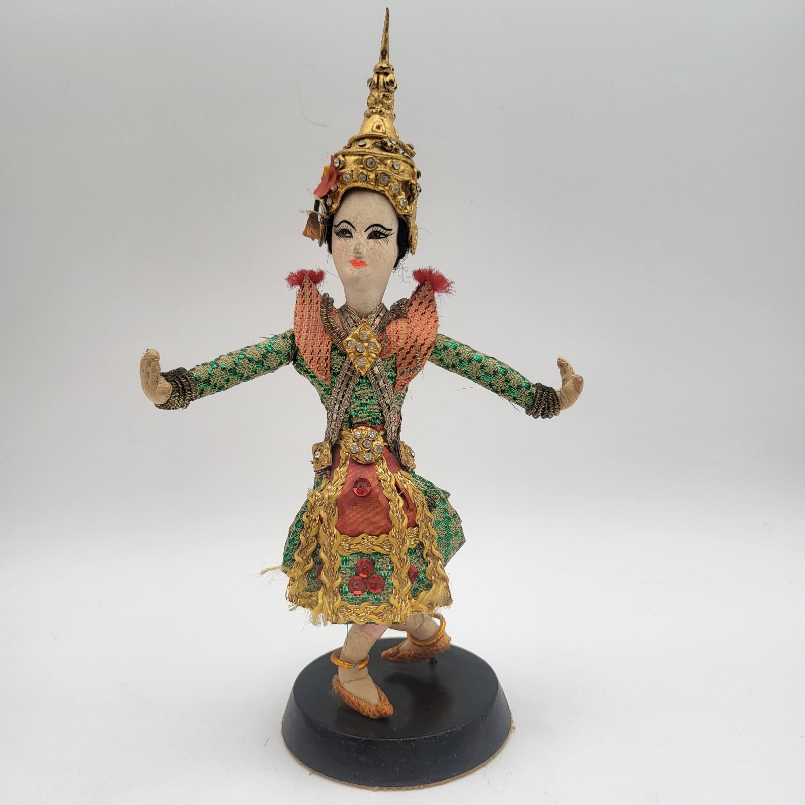 Vintage Oriental Thailand Traditional Dance & Costumed 8 Vintage Oriental Thailand Traditional Dance & Costumed 8