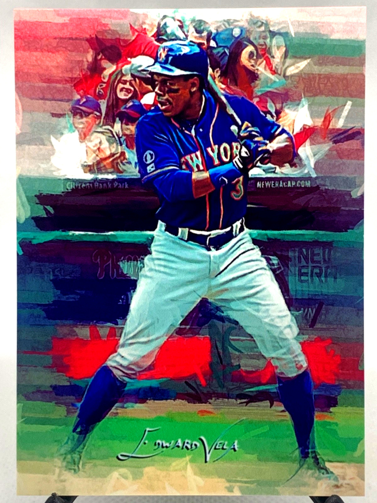 Curtis Granderson 15/25 Limited Edition Signed Edward Vela card 2017 (Baseball) Curtis Granderson 15/25 Limited Edition Signed Edward Vela card 2017 (Baseball)