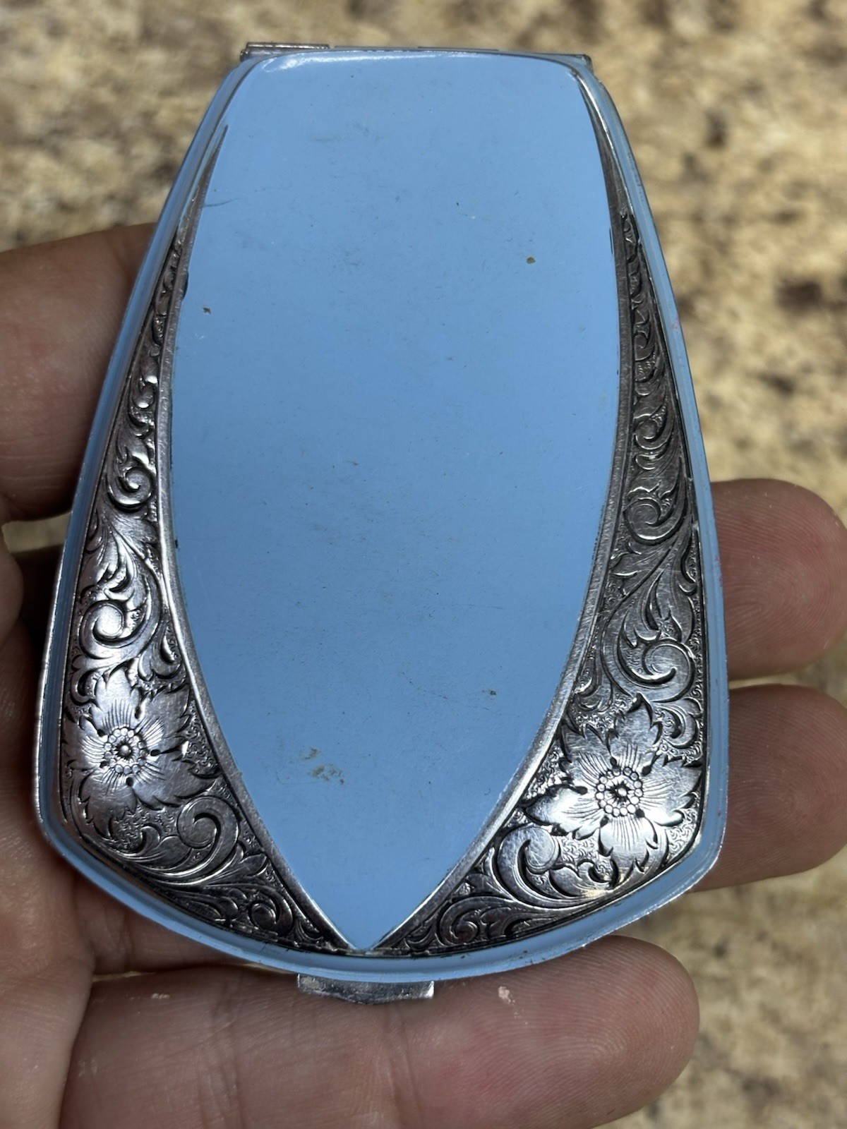 Vintage Evan’s Art Deco Compact Make Up Case Mirror Vintage Evan’s Art Deco Compact Make Up Case Mirror
