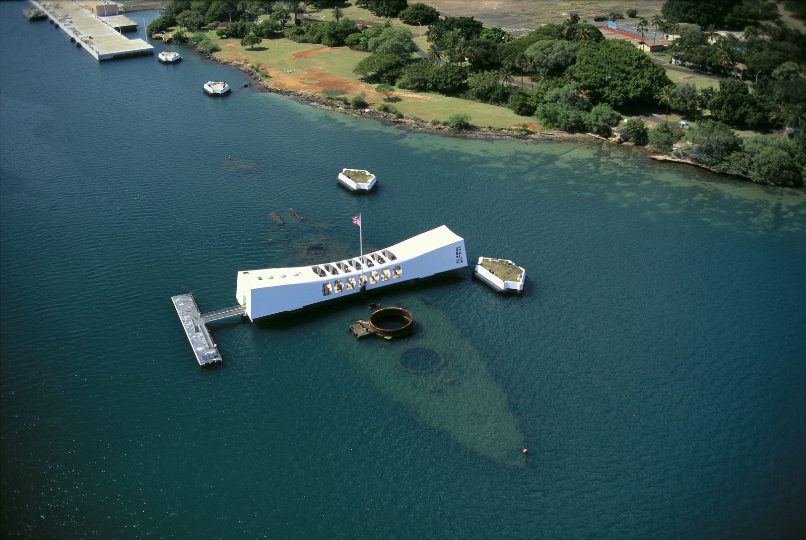 USS Arizona Pearl Harbor Memorial Vintage Historic Photo Reprint Wall Art USS Arizona Pearl Harbor Memorial Vintage Historic Photo Reprint Wall Art