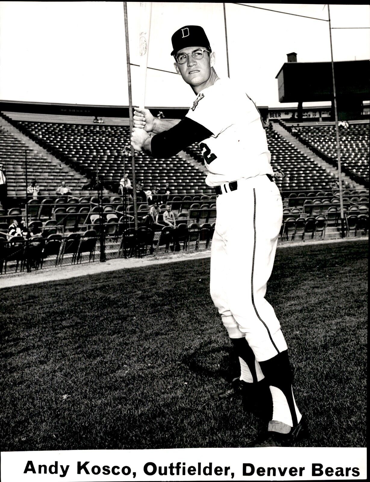 PF31 1965 Original Photo ANDY KOSCO DENVER BEARS OUTFIELDER FUTURE MLB STAR