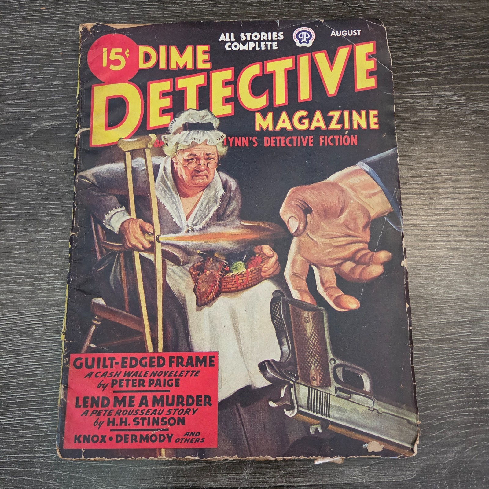 Pulp: Dime Detective Magazine Vol 52 No. 1 Flynn's Detective Fiction Vintage Pulp: Dime Detective Magazine Vol 52 No. 1 Flynn's Detective Fiction Vintage